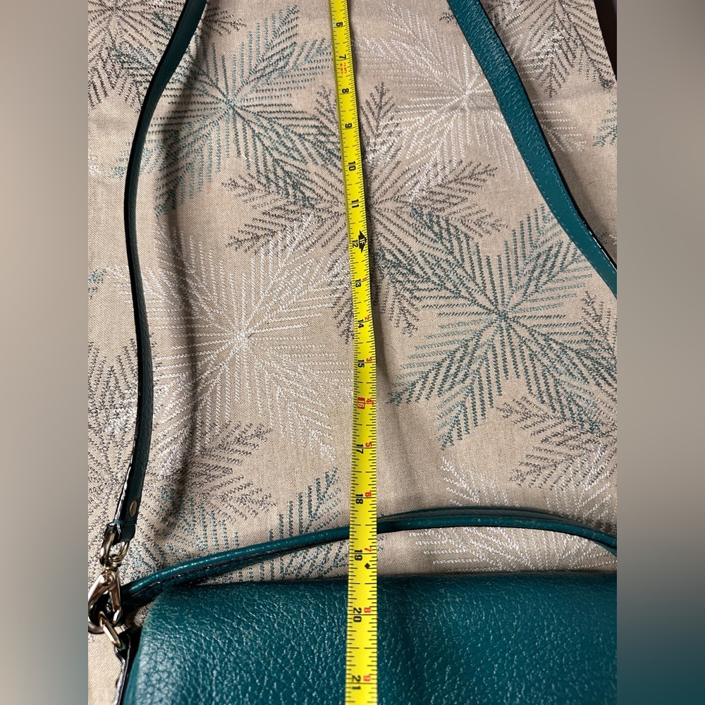 KATE SPADE NEW YORK SOUTHPORT AVE  CARMEN GREEN HAND BAG CROSSBODY - Picture 14 of 15